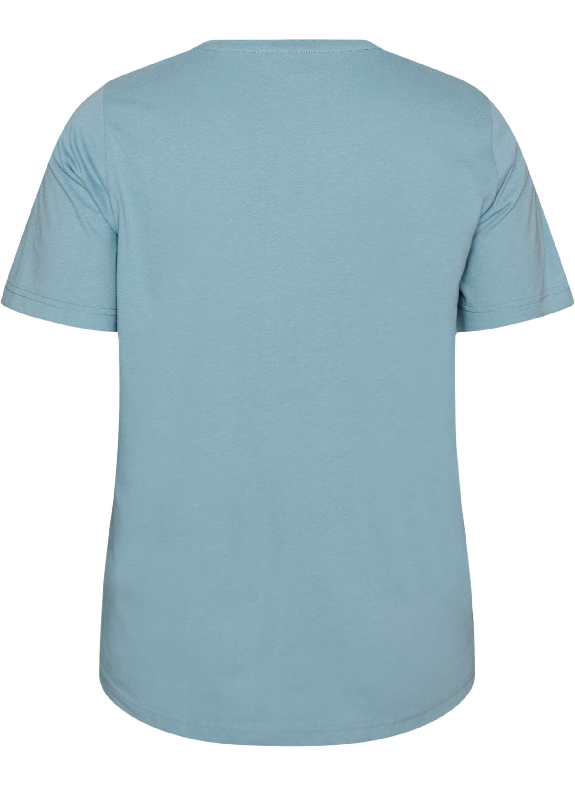 ZizziT-shirt met motief, Blauw, Packshot image number 1