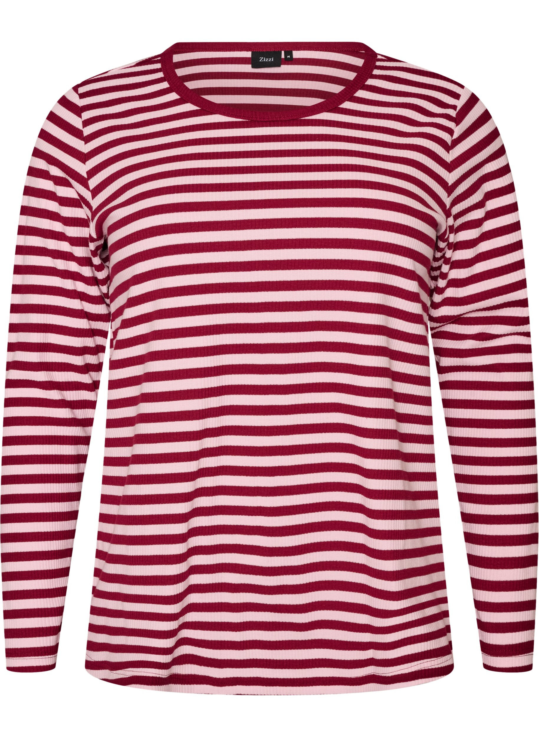 Gestreepte blouse met lange mouwen