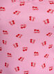 Top met print en kanten rand, Roze, Packshot image number 2