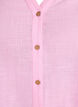 Katoenen blouse met V-hals, Roze, Packshot image number 2