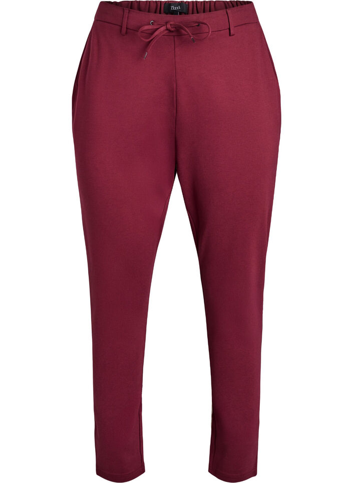 Cropped Maddison broek, Donker Bordeaux, Packshot image number 0