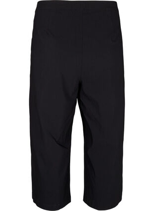 ZizziCulotte broek in gemengd stof, Black, Packshot image number 1