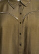 Shirt met studs, Groen, Packshot image number 2