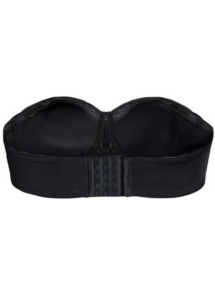 ZizziStrapless beha met beugel, Black, Packshot image number 1