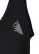 Sporttop met kruisband op de rug, Zwart, Packshot image number 2