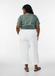 Losse broek met 7/8 lengte, Wit, Model image number 1