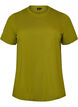 Basic katoenen T-shirt met ronde hals, Green, Packshot image number 0