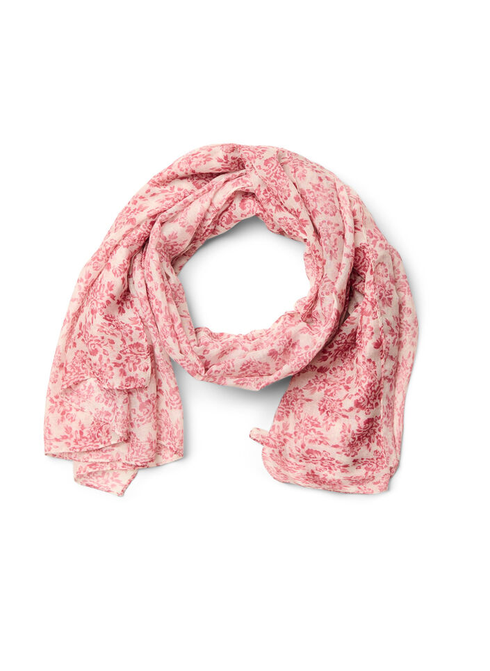 Lange sjaal met bloemenpatroon, , Packshot image number 0