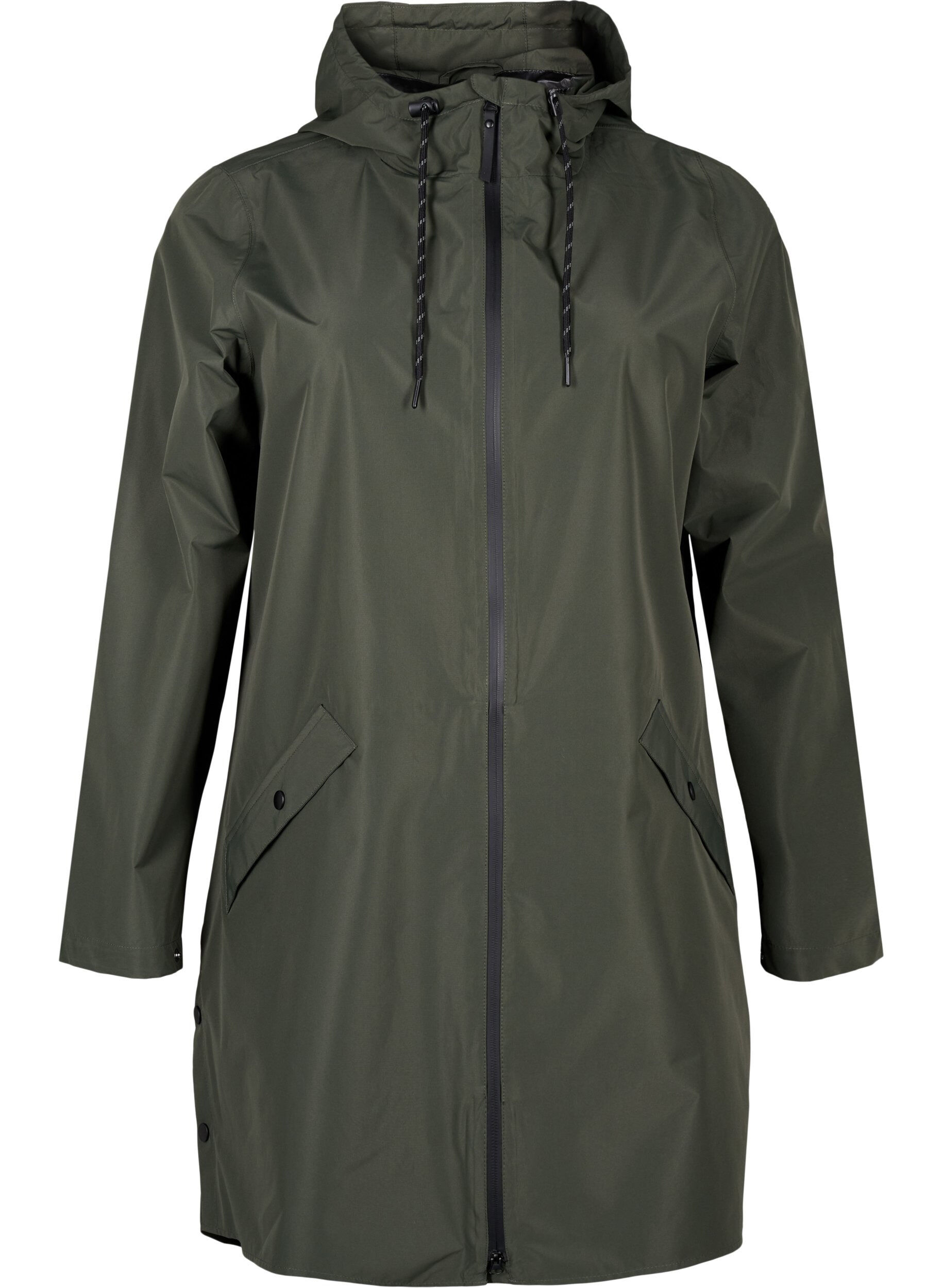 Veste de pluie avec poches et capuche