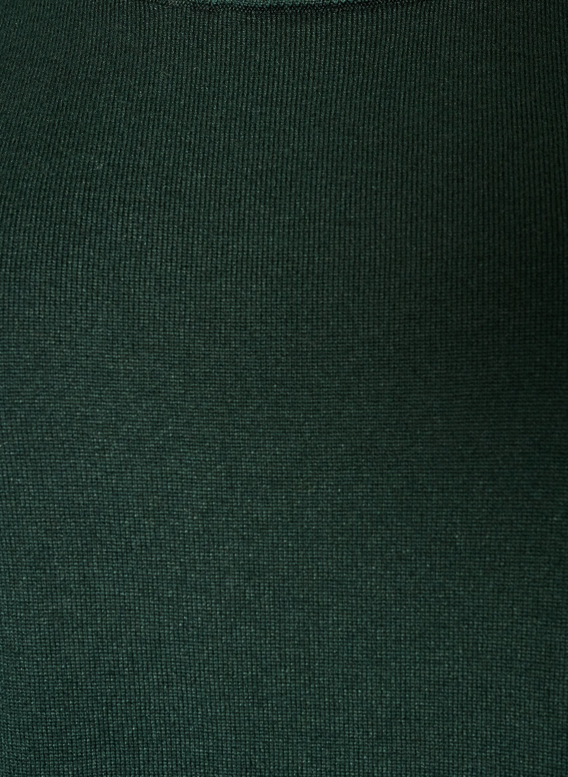 ZizziFijngebreide blouse met korte mouwen, Groen, Packshot image number 2