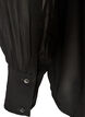 Viscose blouse met een ruchekraag, Zwart, Packshot image number 3