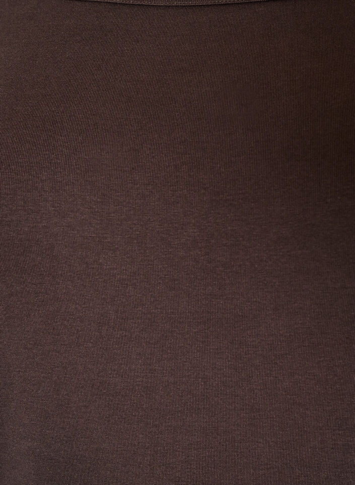 Basic T-shirt met boothals en 3/4-mouwen, Bruin, Packshot image number 2