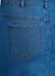 FLASH - Halflange denimrok met een voorsplit, Blauw, Packshot image number 4