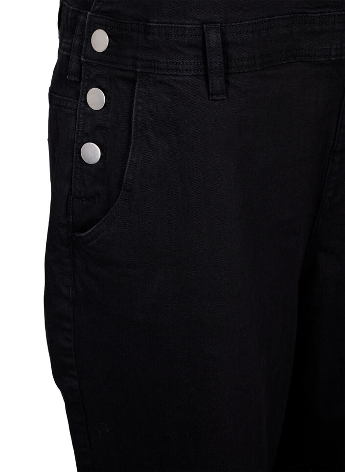 Denim overalls, Black, Packshot
