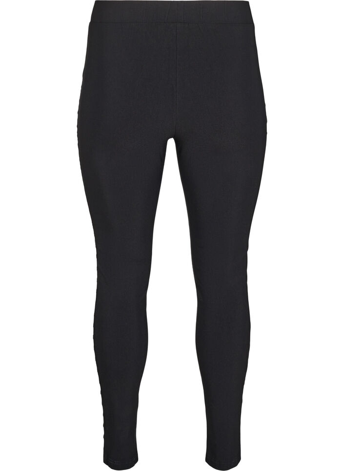 Leggings met oogjes, Black, Packshot image number 1