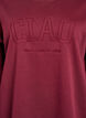 Sweatshirt met geborduurd Milaan-motief, Donker Bordeaux, Packshot image number 2