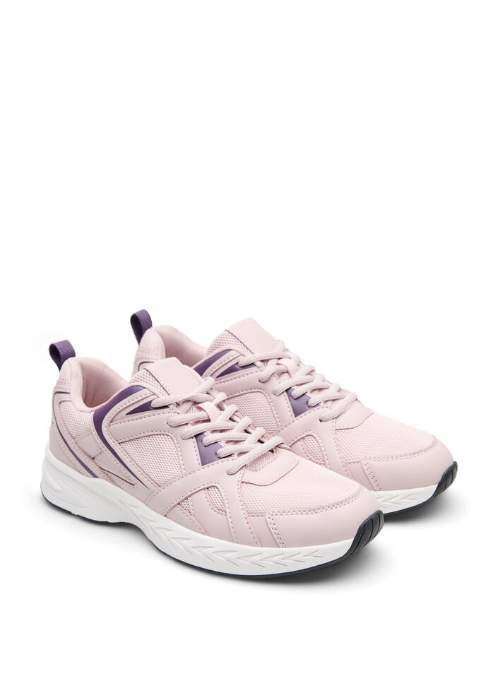 Wide fit - Sportieve sneakers, Violet Ice, Packshot