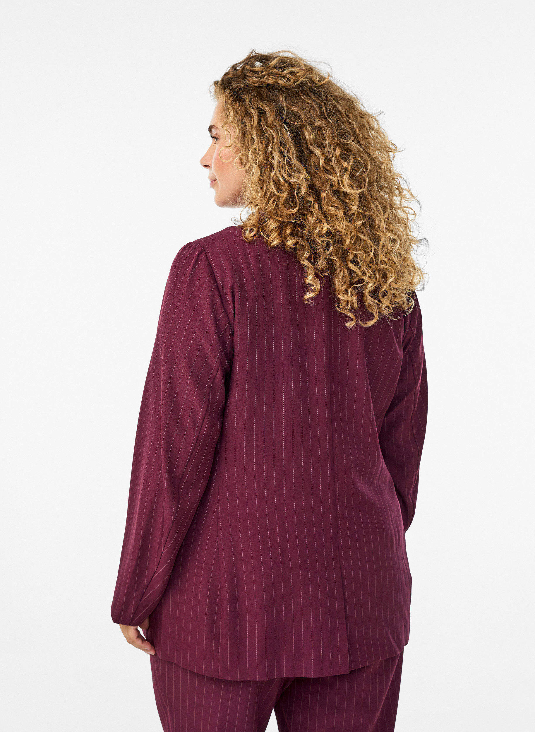 ZizziBlazer met zakken en splitjes, Rood, Model image number 2