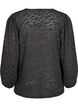Blouse met lange mouwen met glitter en patroon, Grijs, Packshot image number 1