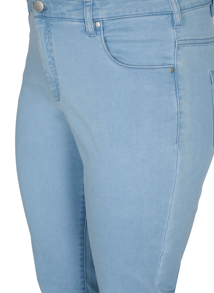 Slim fit Emily jeans met normale taille, Blauw, Packshot image number 2