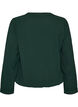 Blouse met ballonsilhouet en V-hals, Groen, Packshot image number 1