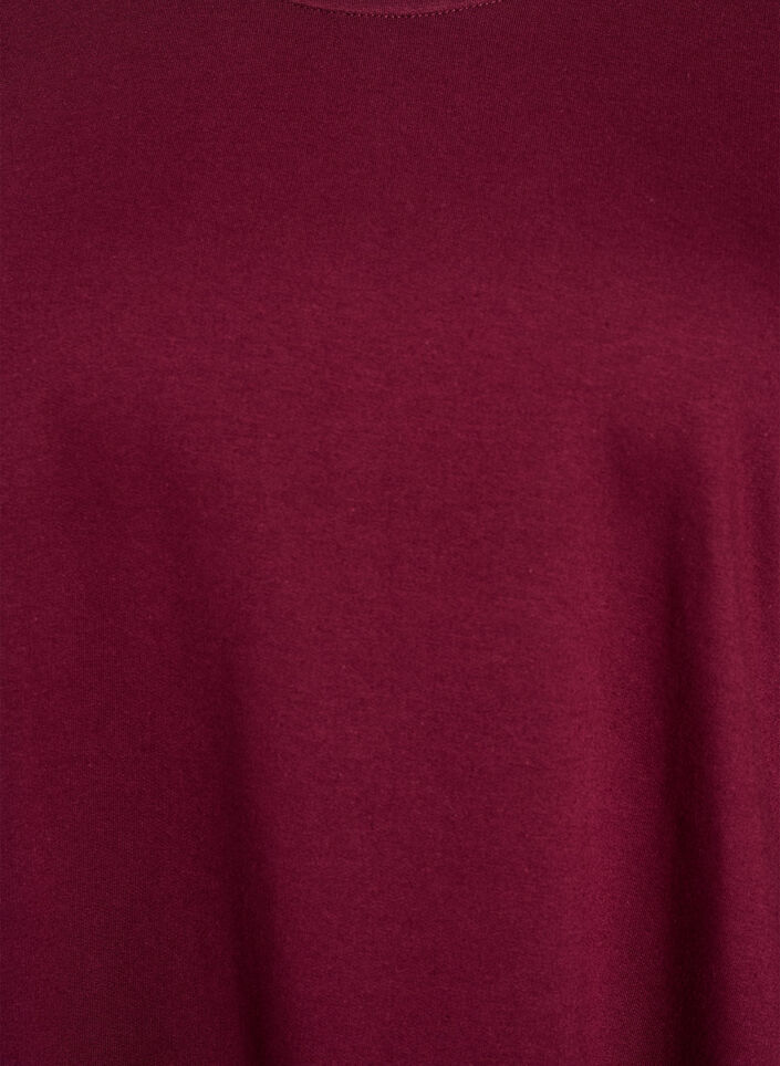 Ballonjurk met zakken, Donker Bordeaux, Packshot image number 2