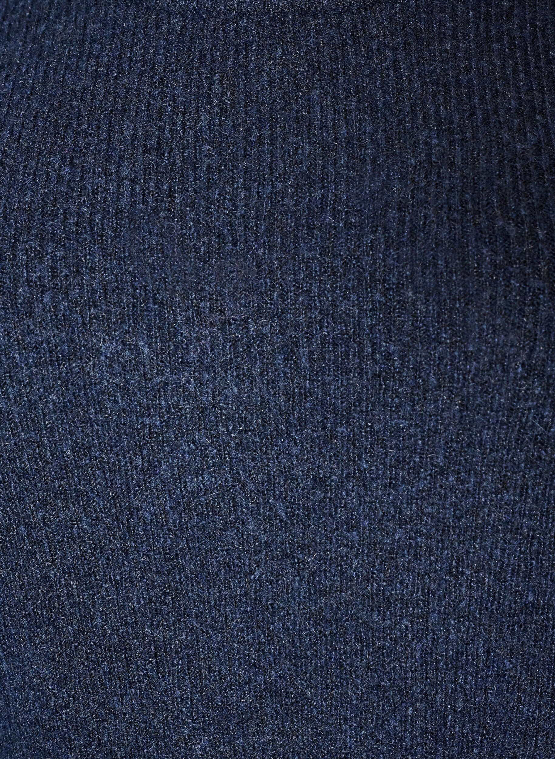 ZizziGem&ecirc;leerde gebreide blouse met ronde hals, Blauw, Packshot image number 2