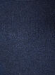 Gem&ecirc;leerde gebreide blouse met ronde hals, Blauw, Packshot image number 2