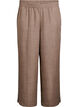 Losse broek met elastische tailleband en zakken, Bruin, Packshot image number 0