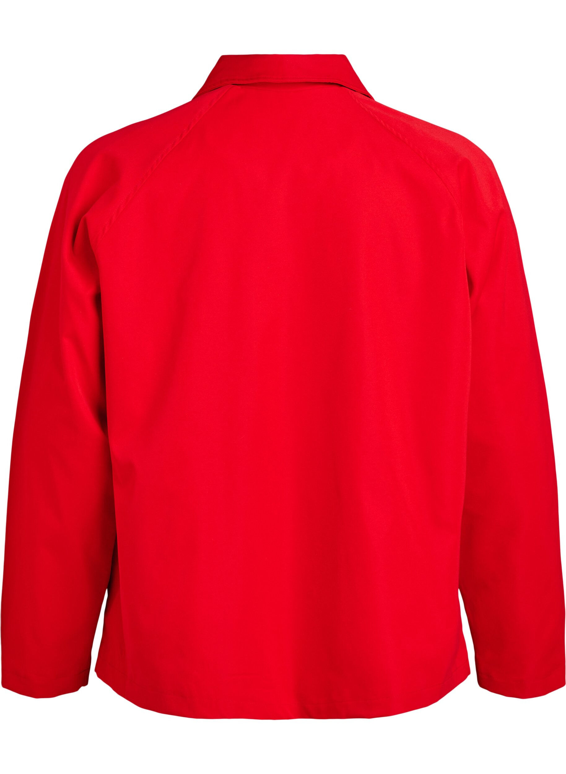 ZizziKorte trenchcoat met zakken, Rood, Packshot image number 1