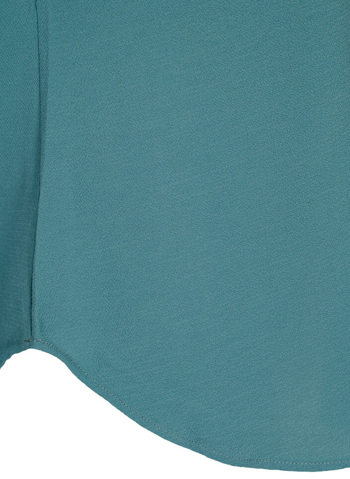 Top met korte mouwen en ronde hals, Groen, Packshot image number 3