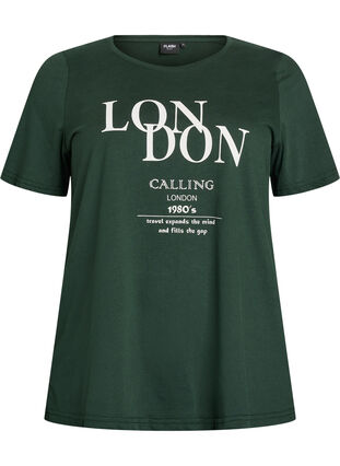 ZizziFLASH - T-shirt met print, Scarab London, Packshot image number 0