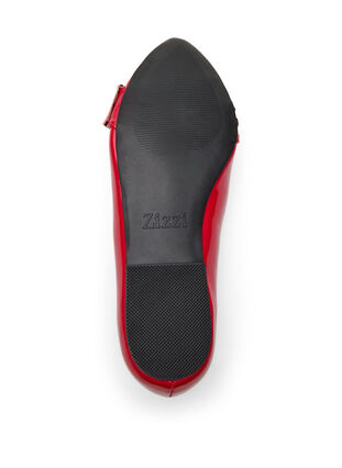 ZizziWide fit - Ballerina met bandje en studs, Adrenaline Rush, Packshot image number 4