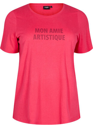 ZizziFLASH - T-shirt met motief, Rose, Packshot image number 0