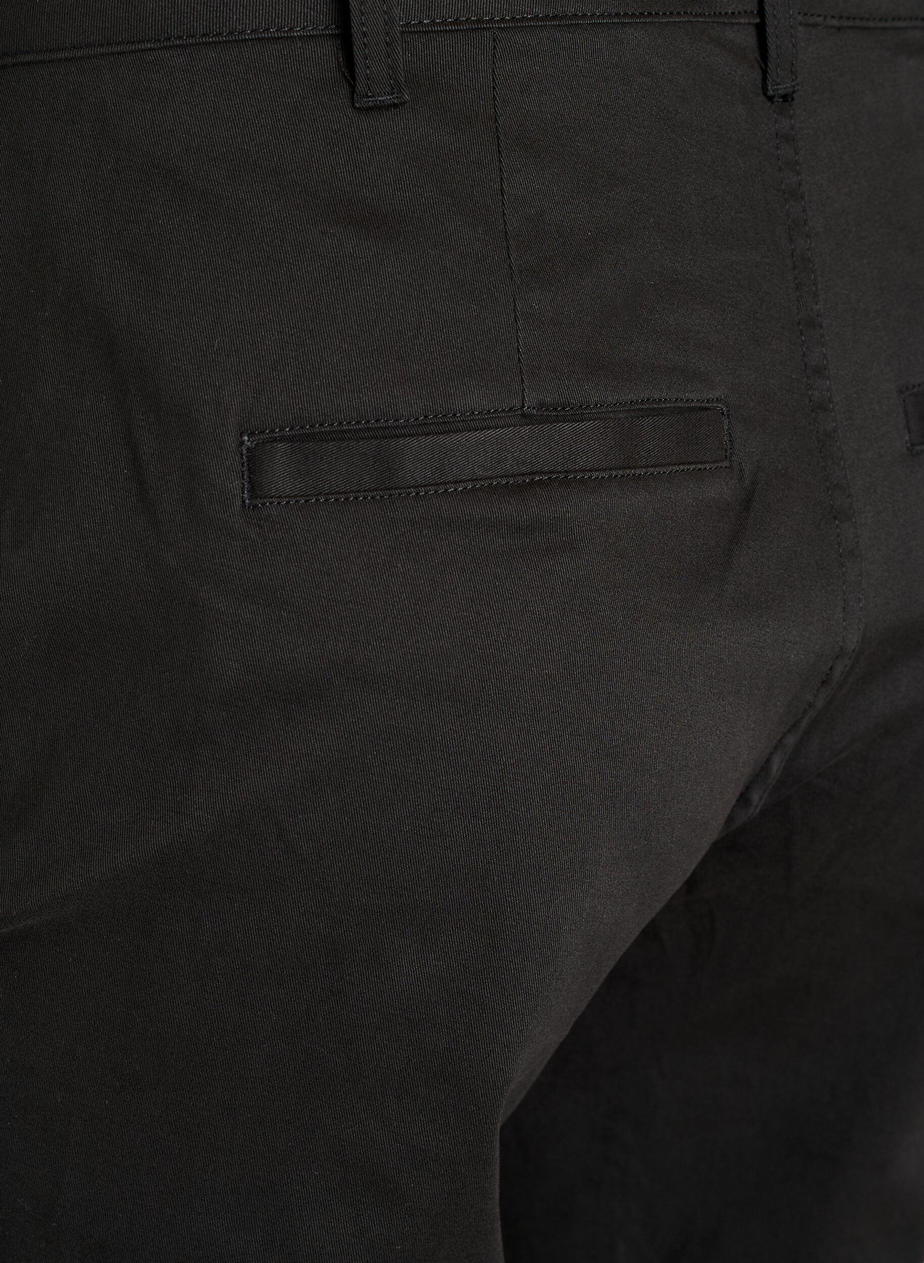 ZizziKatoenen chino's, Zwart, Packshot image number 3