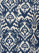 Jurk van viscose met patroon en lange mouwen, Blauw, Packshot image number 2