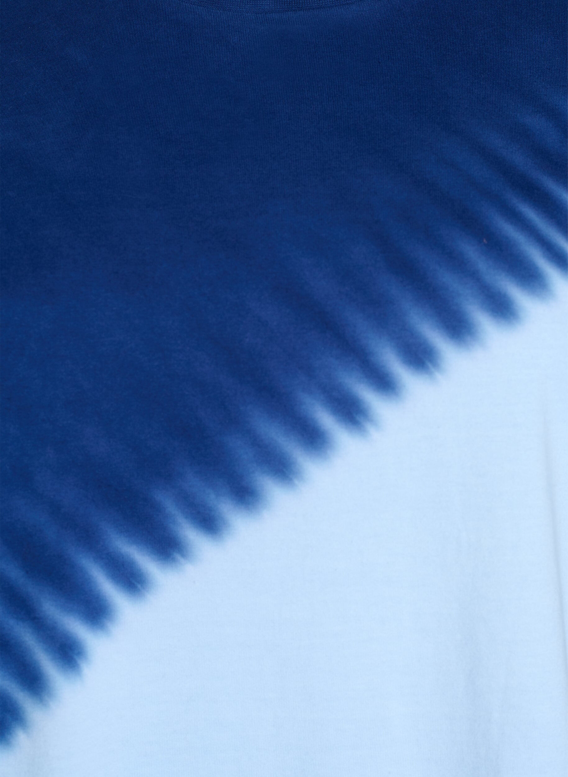 ZizziT-shirt dip-dye en coton biologique, Bleu, Packshot image number 2