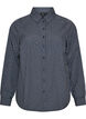 Geruit overhemd met strasssteentjes, Blauw, Packshot image number 0