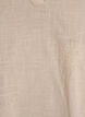 Katoenen blouse met geborduurde details en 3/4 mouwen, Beige, Packshot image number 2