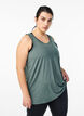 Effen gekleurd trainingsshirt met ronde hals, Groen, Model image number 0