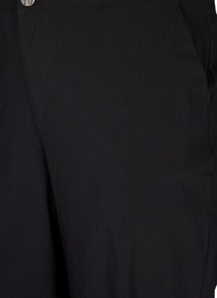 ZizziCulotte broek in gemengd stof, Black, Packshot image number 2
