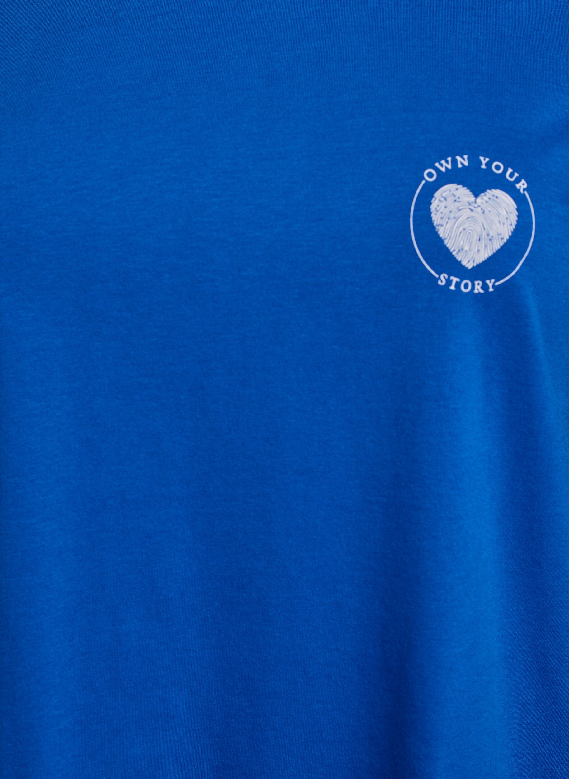 ZizziFLASH - T-shirt met print, Blauw, Packshot image number 2