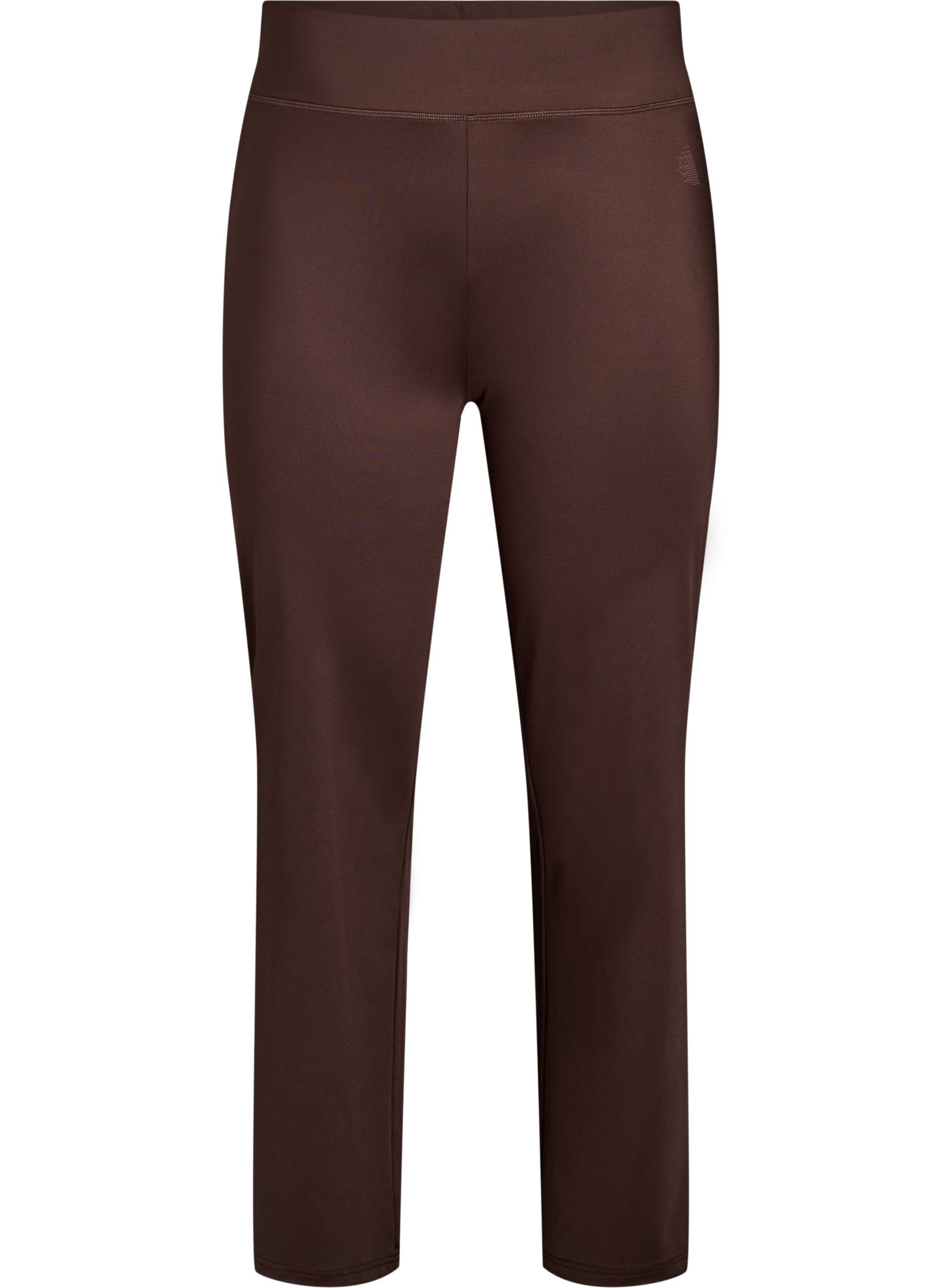 Uitlopende workoutbroek met contrasterende biezen