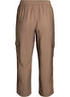 Cargo broek met hoge taille, Beige, Packshot image number 1