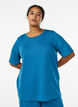T-shirt in modalmix, Blauw, Model image number 0