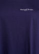 Lang nachthemd-T-shirt in biologisch katoen met print, Blauw, Packshot image number 2
