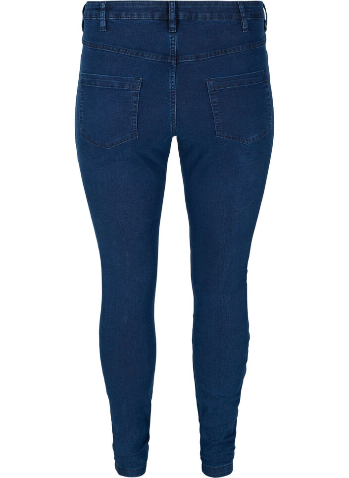 super slim fit Amy jeans met hoge taille, Blauw, Packshot image number 1