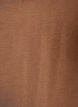 Blouse met ballonnenmouwen en V-hals, Bruin, Packshot image number 2