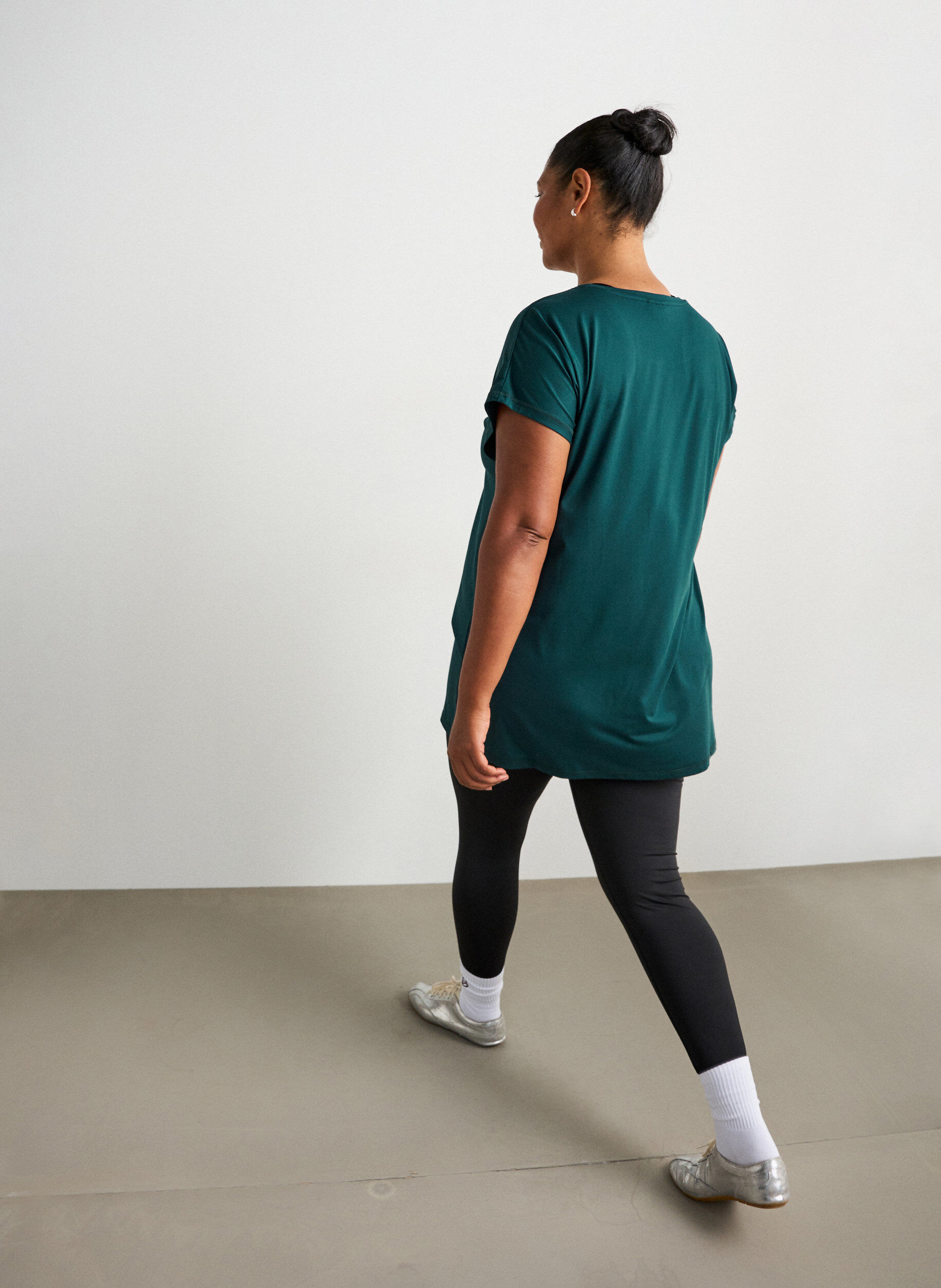 ZizziLang trainings-T-shirt, Groen, Model image number 2