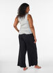 Geribde top met kanten afwerking, Grijs, Model image number 2